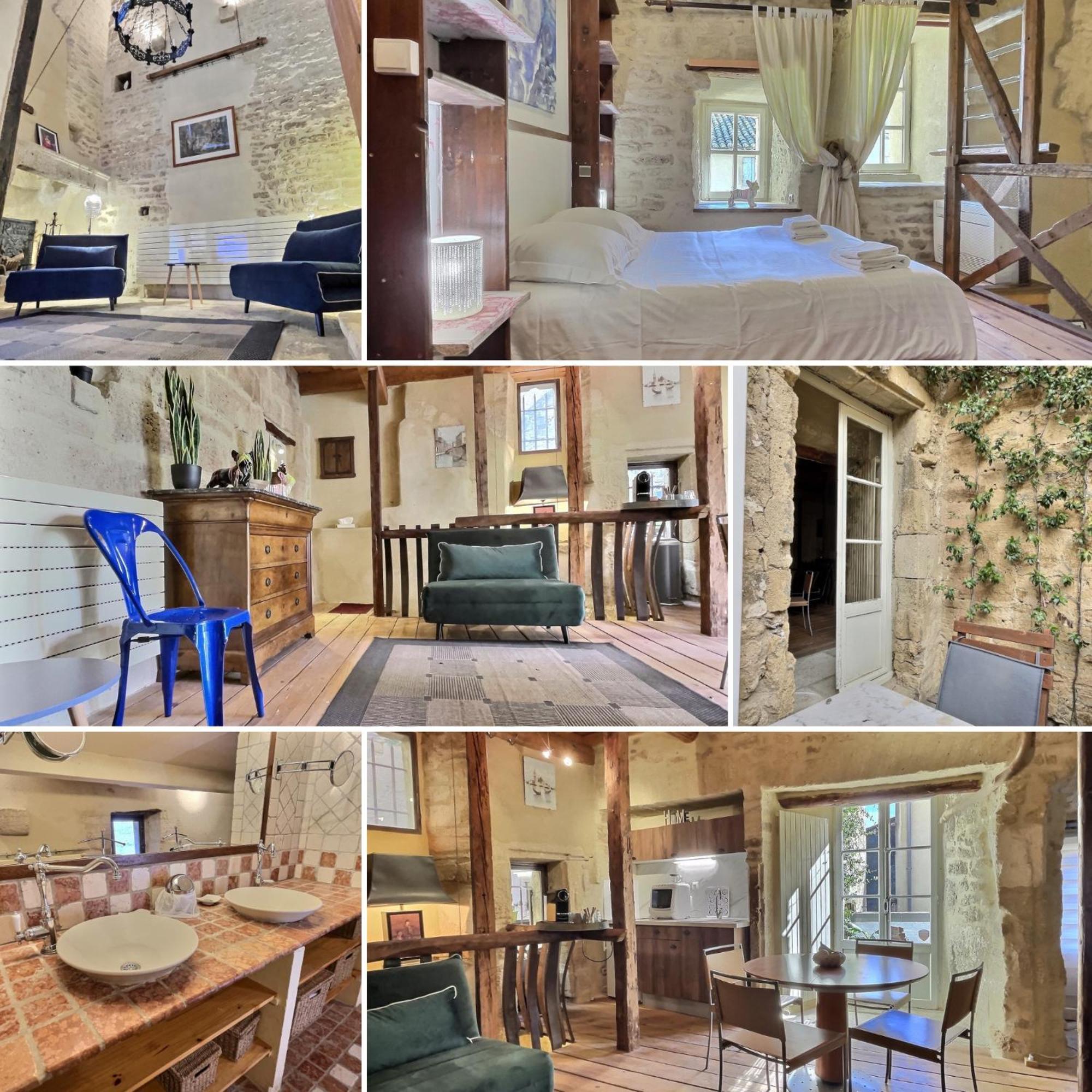 Chez Lydia - Loft Cosy, Depart Canoe A Pied, Proche Pont-Du-Gard Et Uzes Remoulins Eksteriør billede