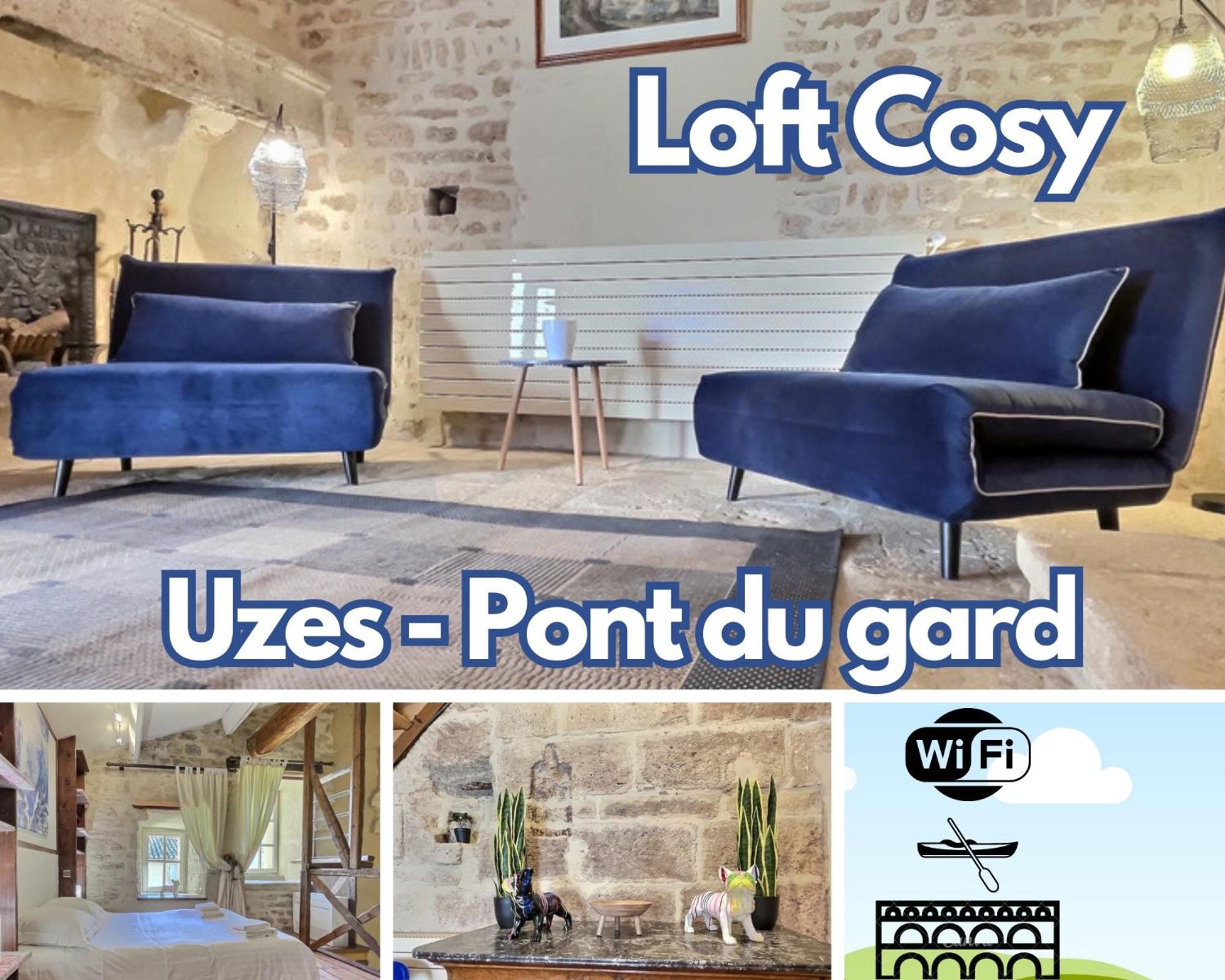 Chez Lydia - Loft Cosy, Depart Canoe A Pied, Proche Pont-Du-Gard Et Uzes Remoulins Eksteriør billede